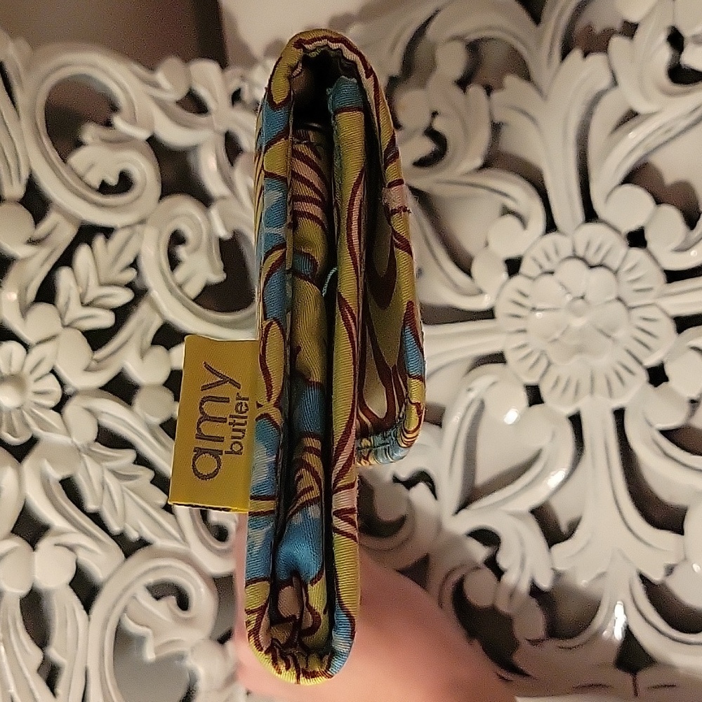 Amy Butler for Kalencom Brenda Turquoise Floral Clutch - Picture 7 of 9
